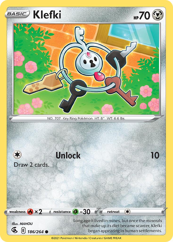 Klefki — illustrated card
