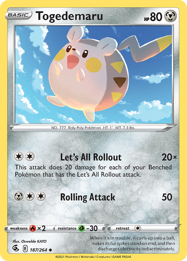 Togedemaru — illustrated card