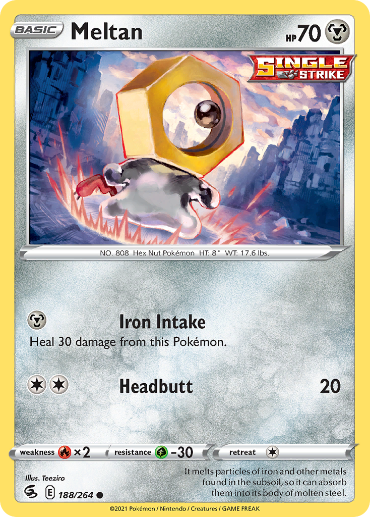 Meltan — illustrated card
