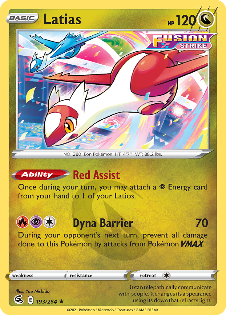 Latias — illustrated card