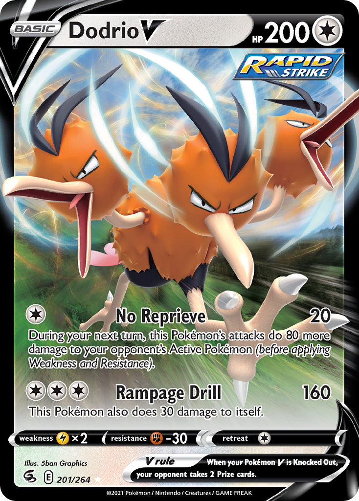 Dodrio V — illustrated card