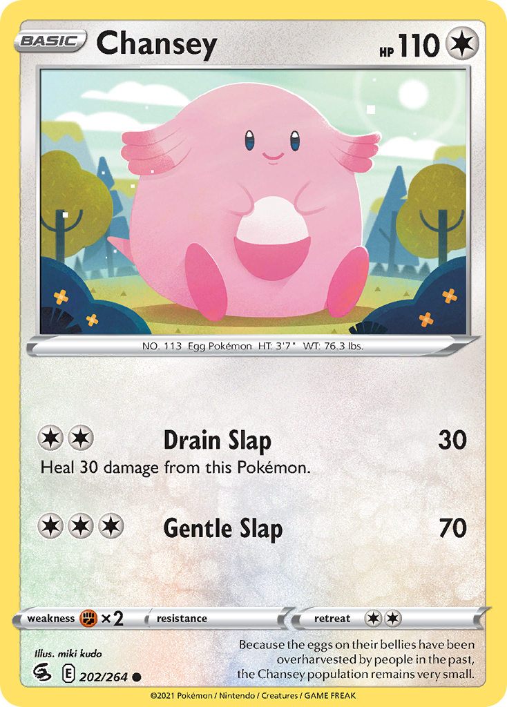 Chansey — illustrated card