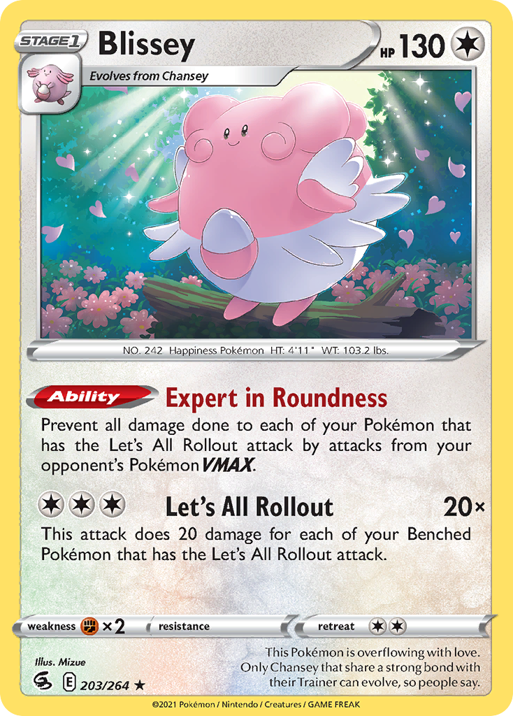 Blissey — illustrated card