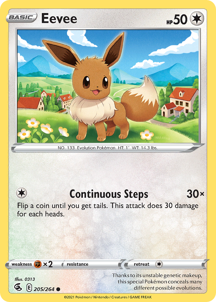 Eevee — illustrated card