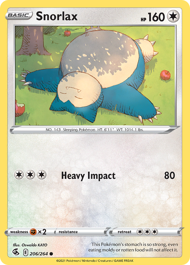 Snorlax — illustrated card