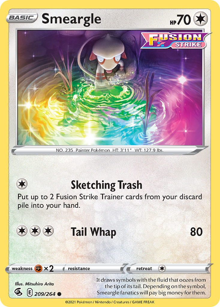 Smeargle — illustrated card