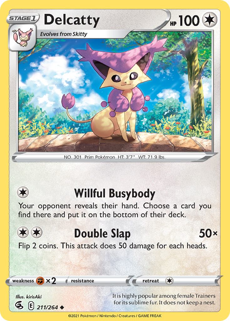 Delcatty — illustrated card