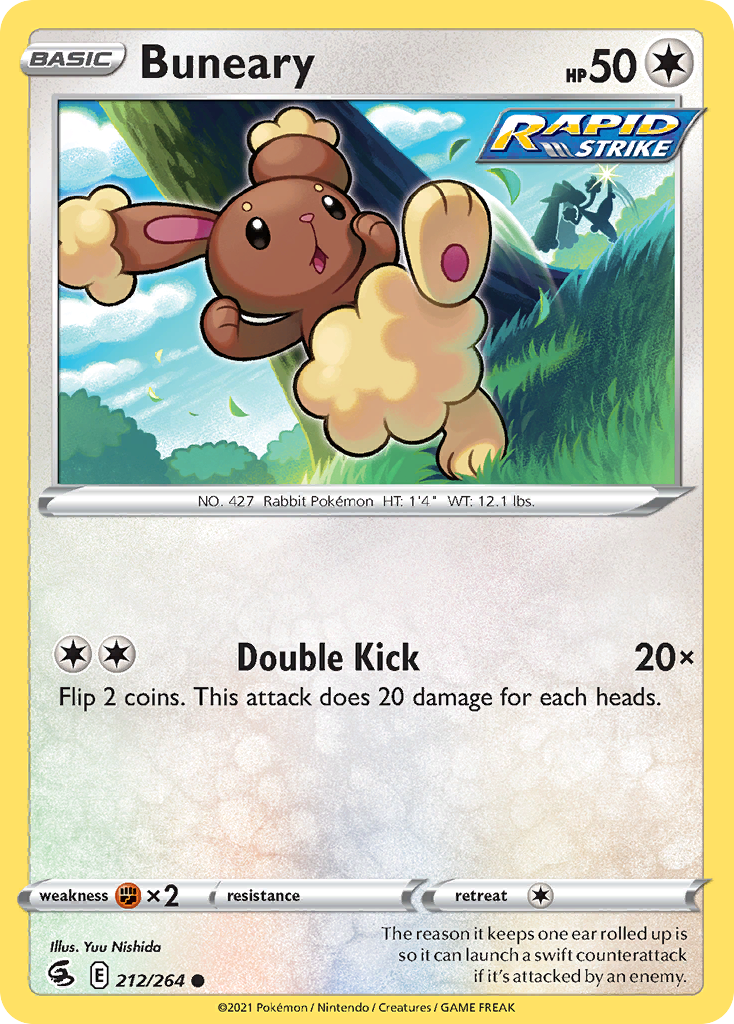 Buneary — illustrated card