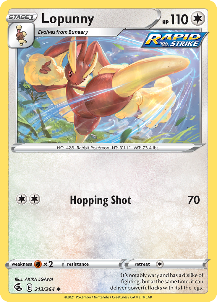 Lopunny — illustrated card