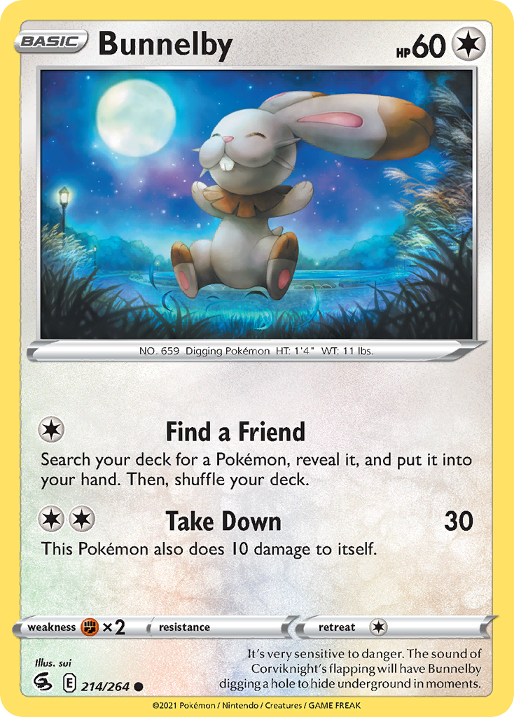 Bunnelby — illustrated card