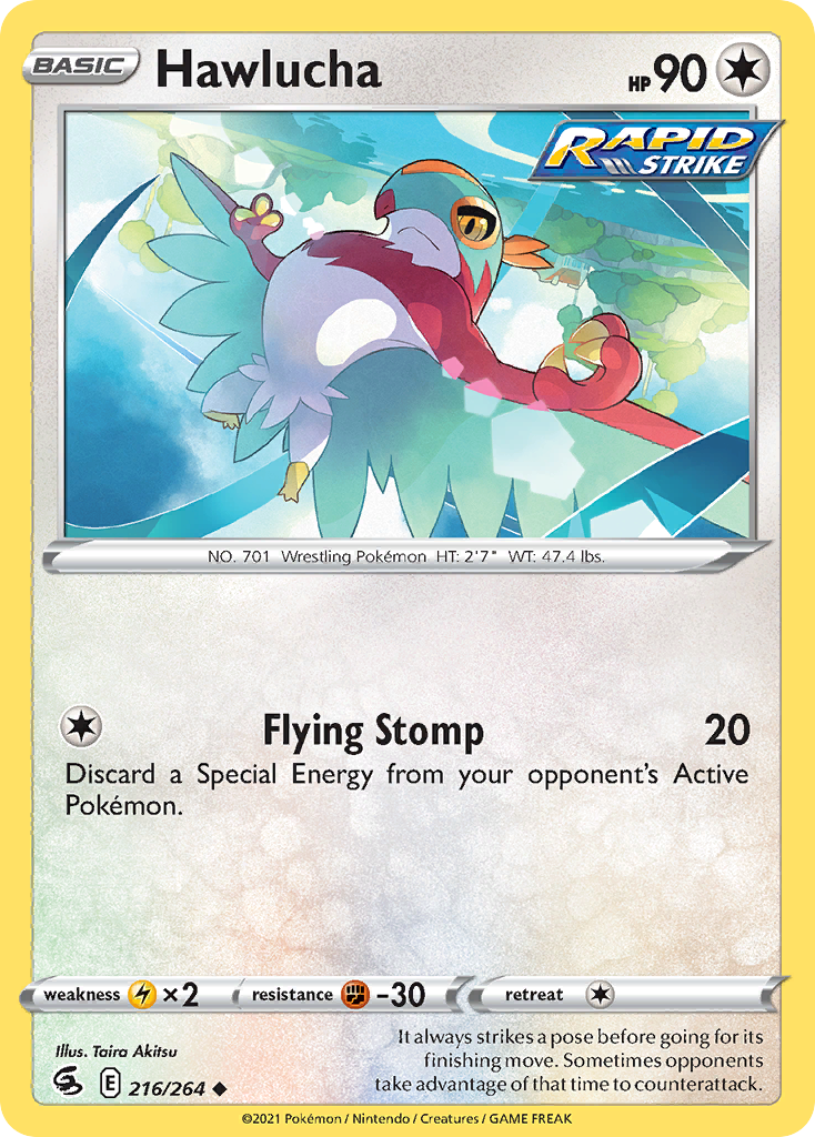 Hawlucha — illustrated card