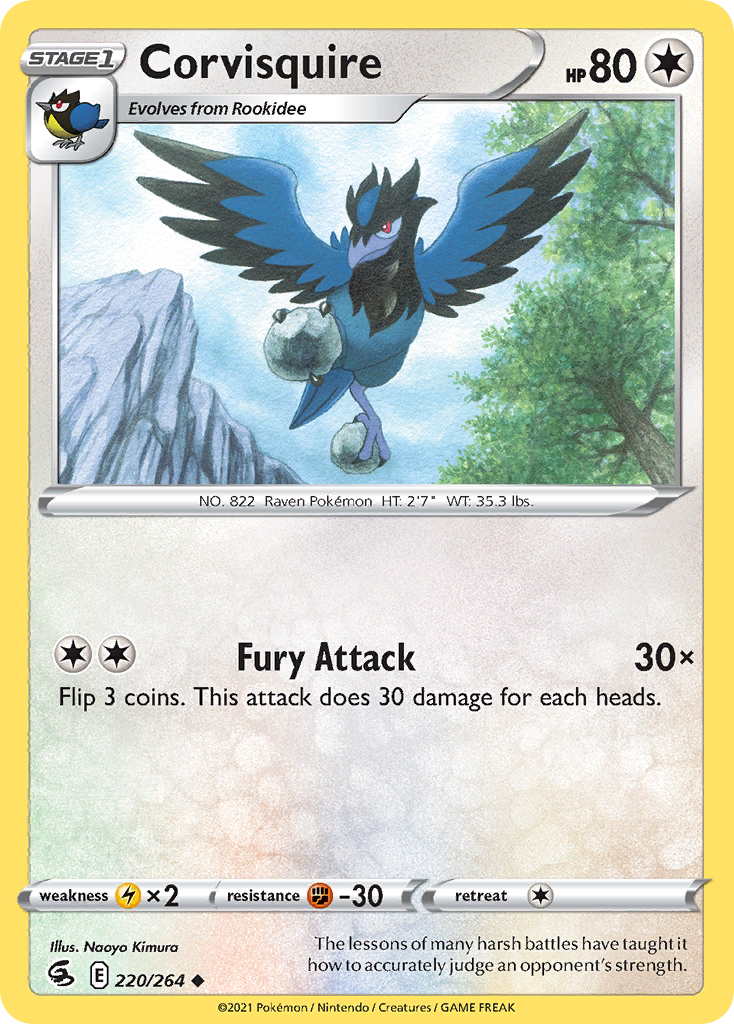 Corvisquire — illustrated card