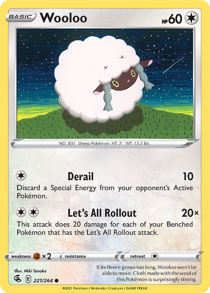 Wooloo — illustrated card