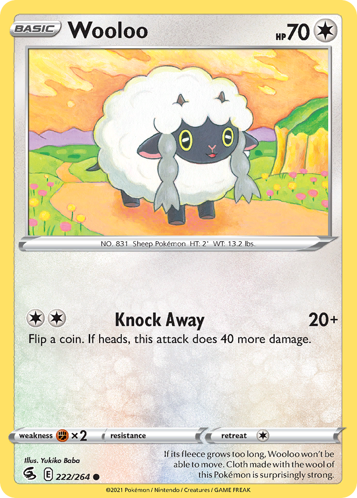 Wooloo — illustrated card