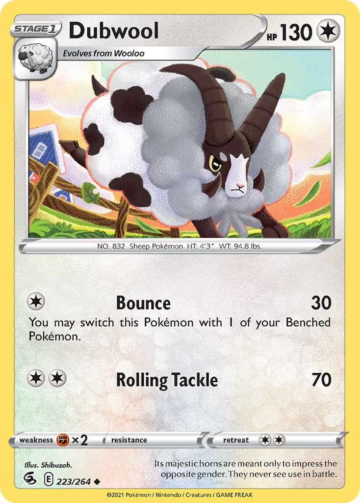 Dubwool — illustrated card
