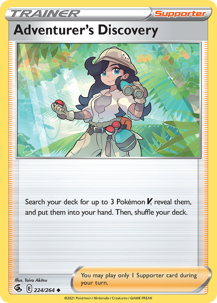 Adventurer's Discovery — illustrated card