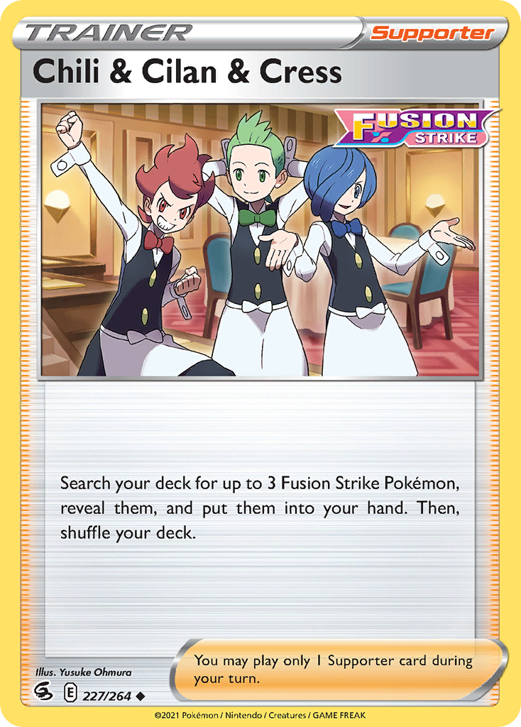 Chili & Cilan & Cress — illustrated card