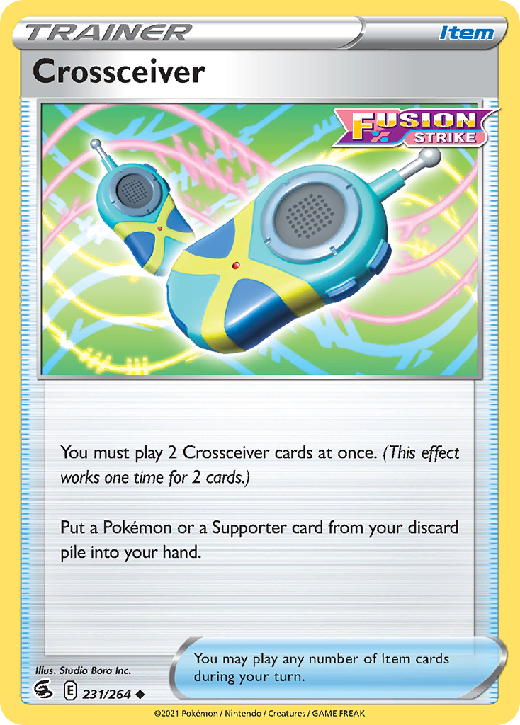Crossceiver — illustrated card