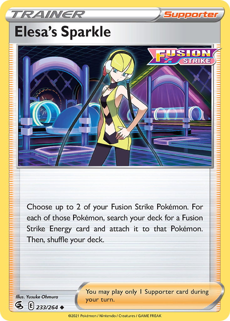 Elesa's Sparkle — illustrated card