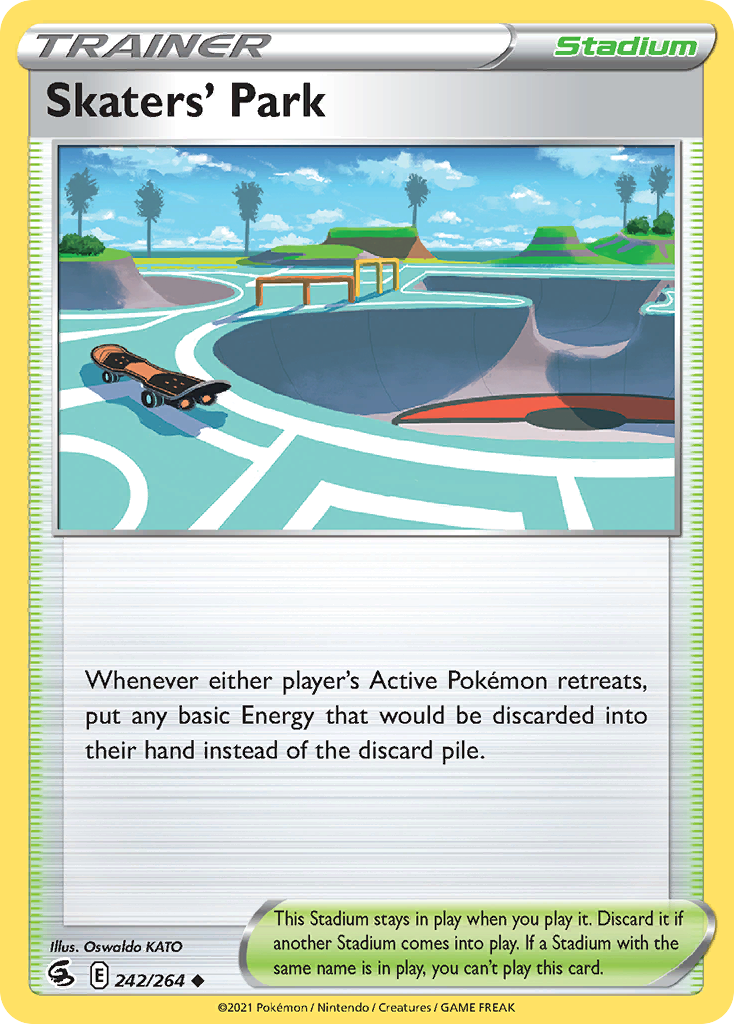 Skaters' Park — illustrated card