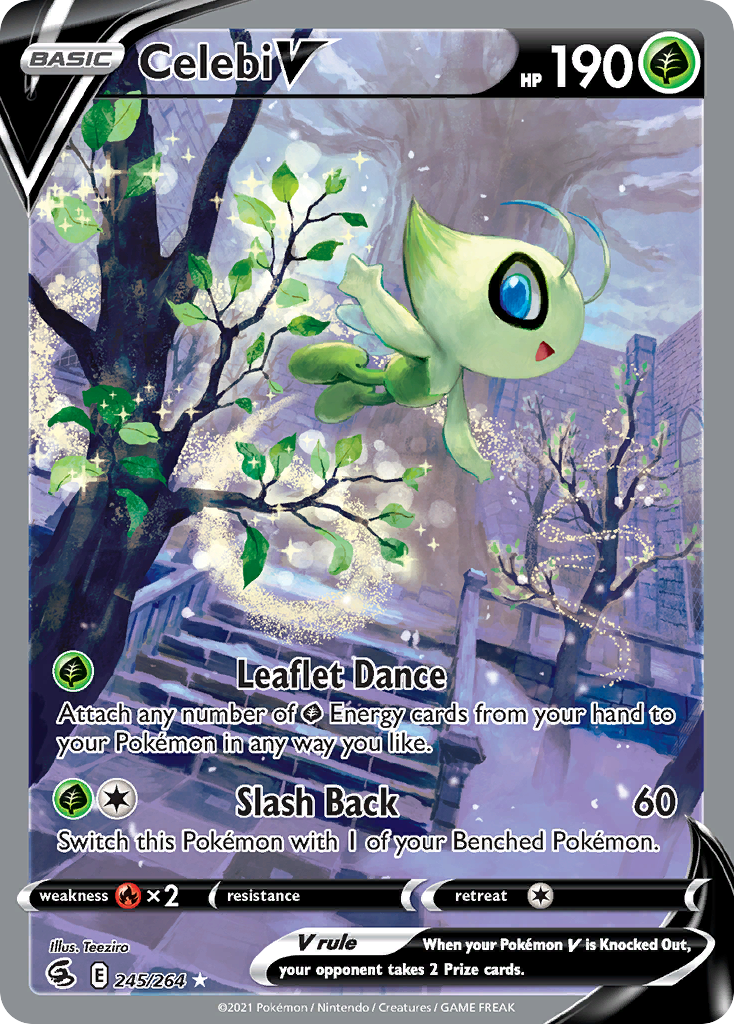 Celebi V — illustrated card