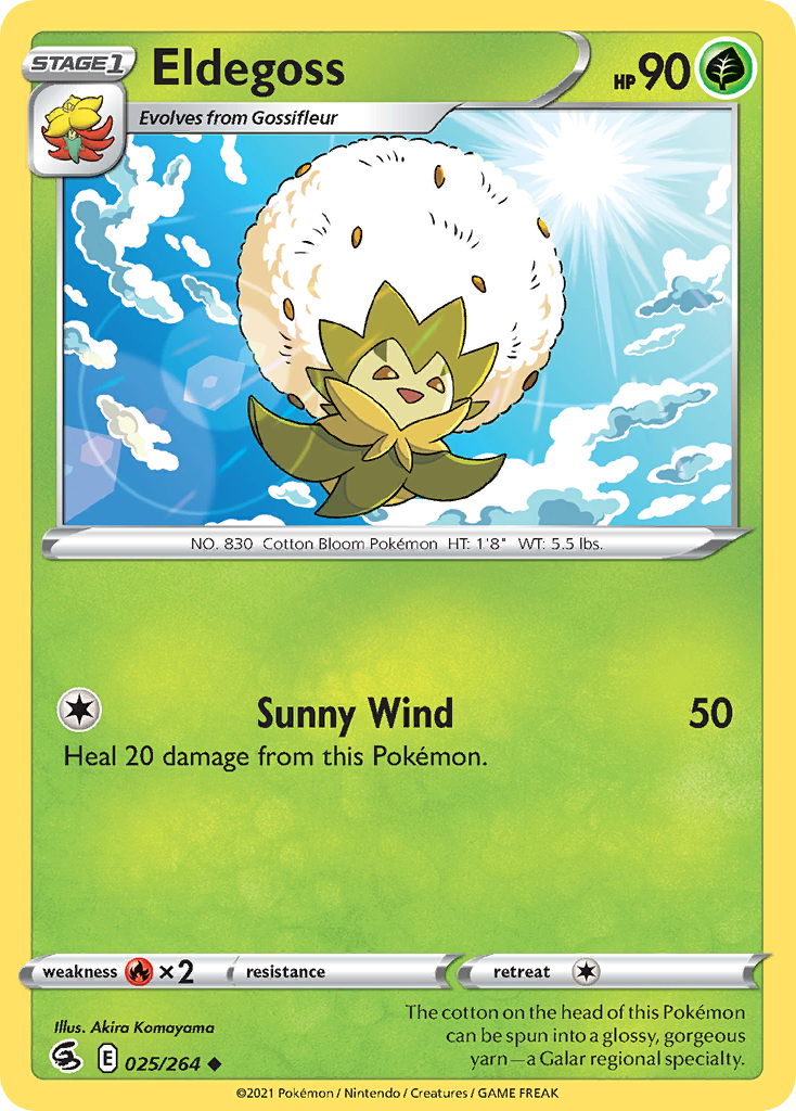Eldegoss — illustrated card