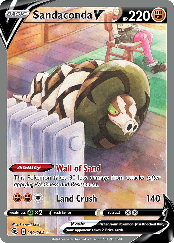 Sandaconda V — illustrated card