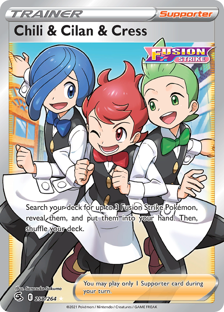 Chili & Cilan & Cress — illustrated card