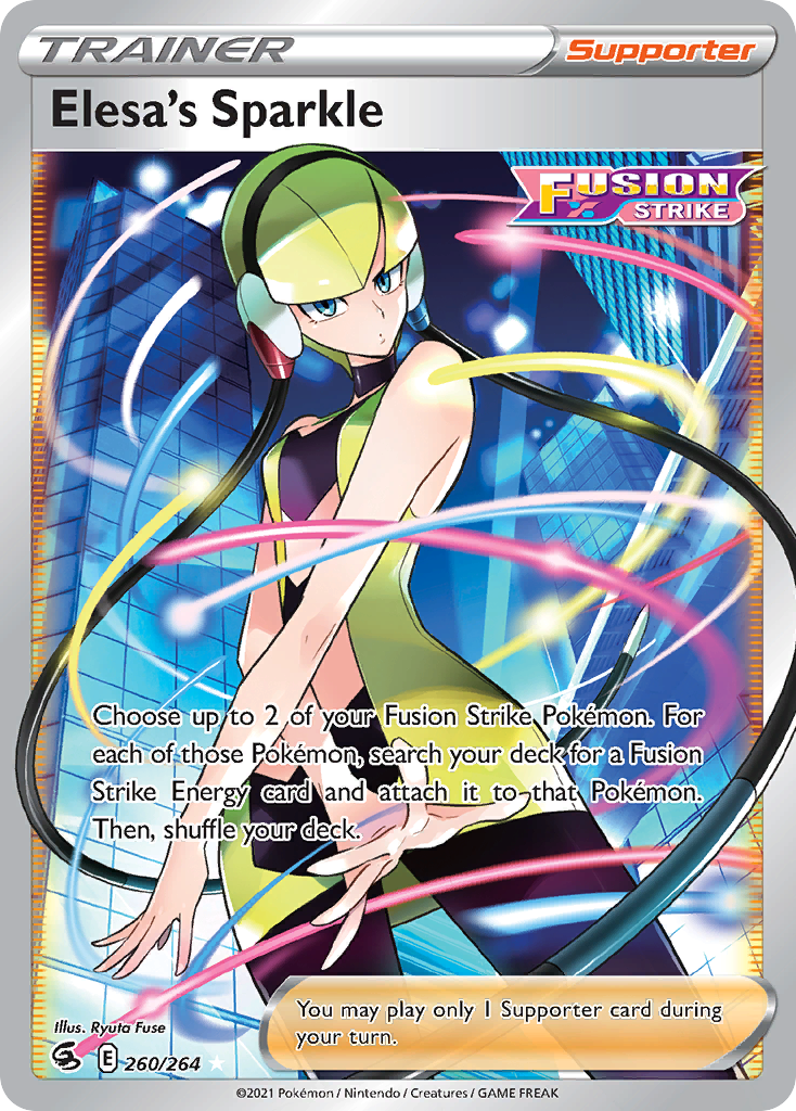 Elesa's Sparkle — illustrated card