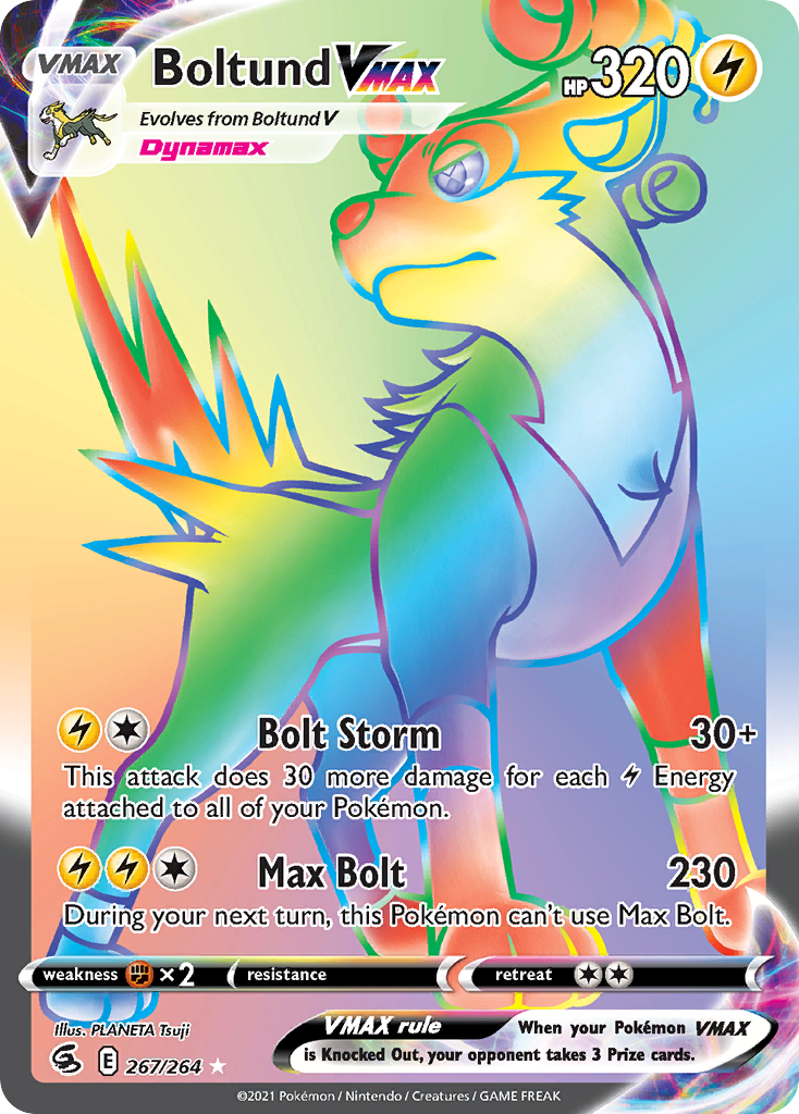 Boltund VMAX — illustrated card