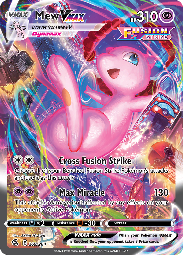 Mew VMAX — illustrated card