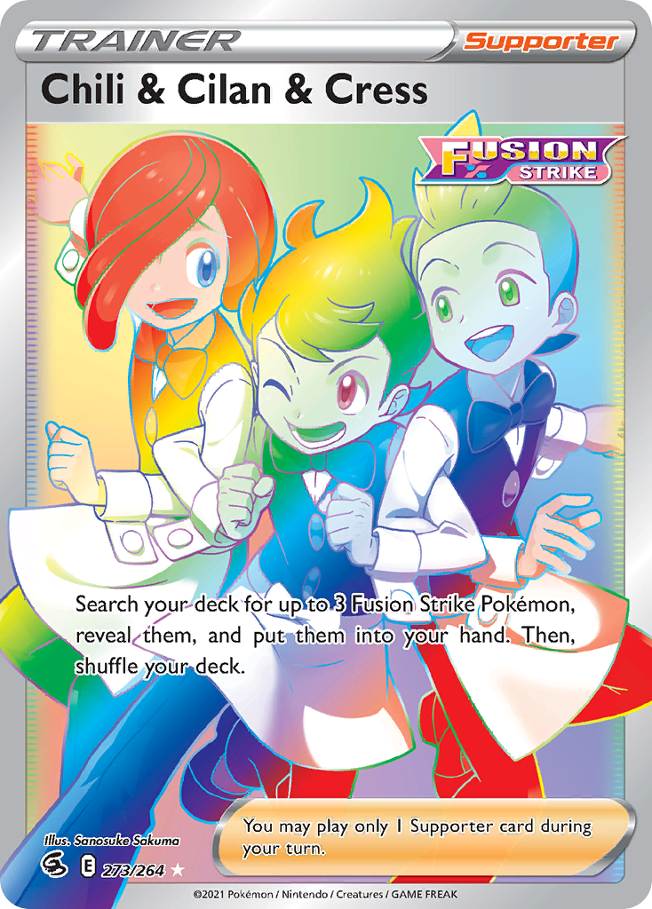 Chili & Cilan & Cress — illustrated card