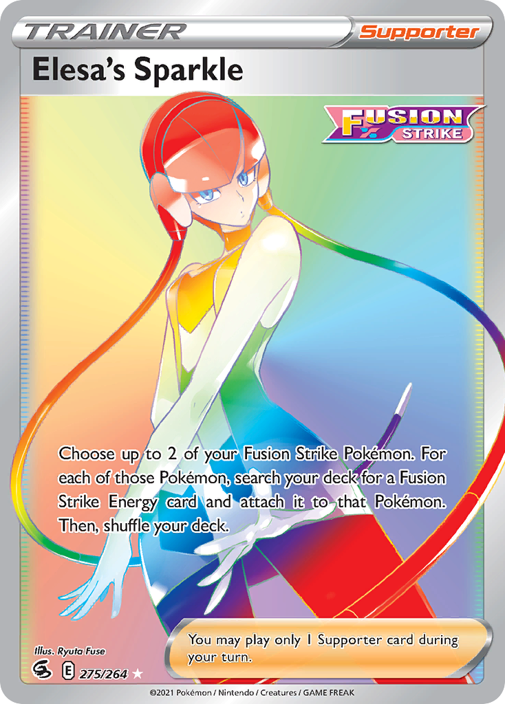Elesa's Sparkle — illustrated card