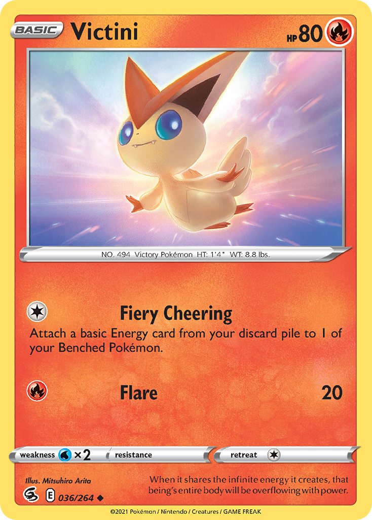 Victini — illustrated card