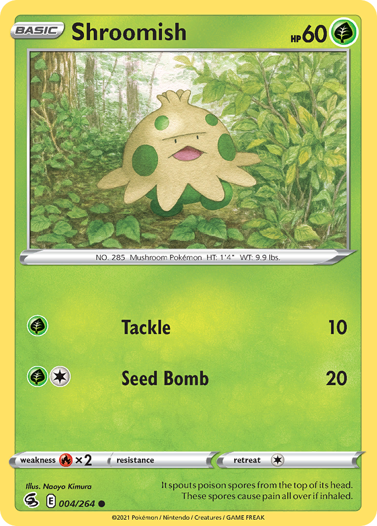 Shroomish — illustrated card