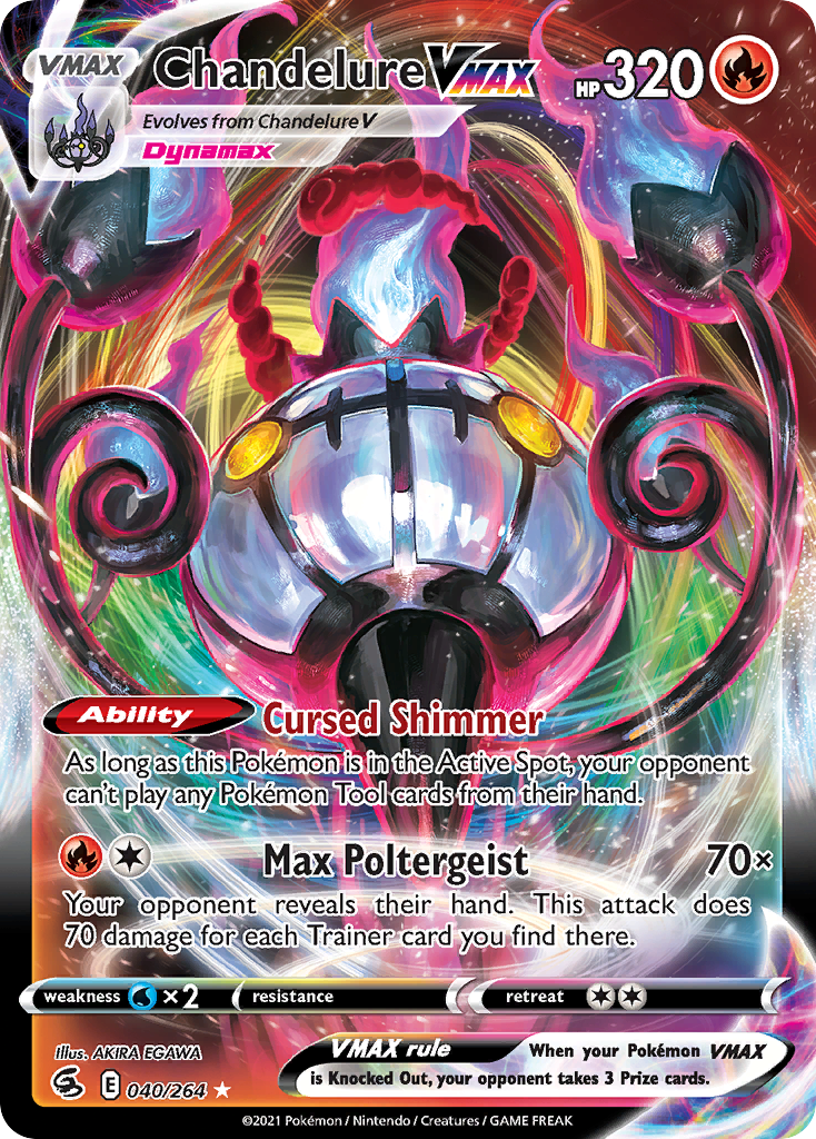 Chandelure VMAX — illustrated card
