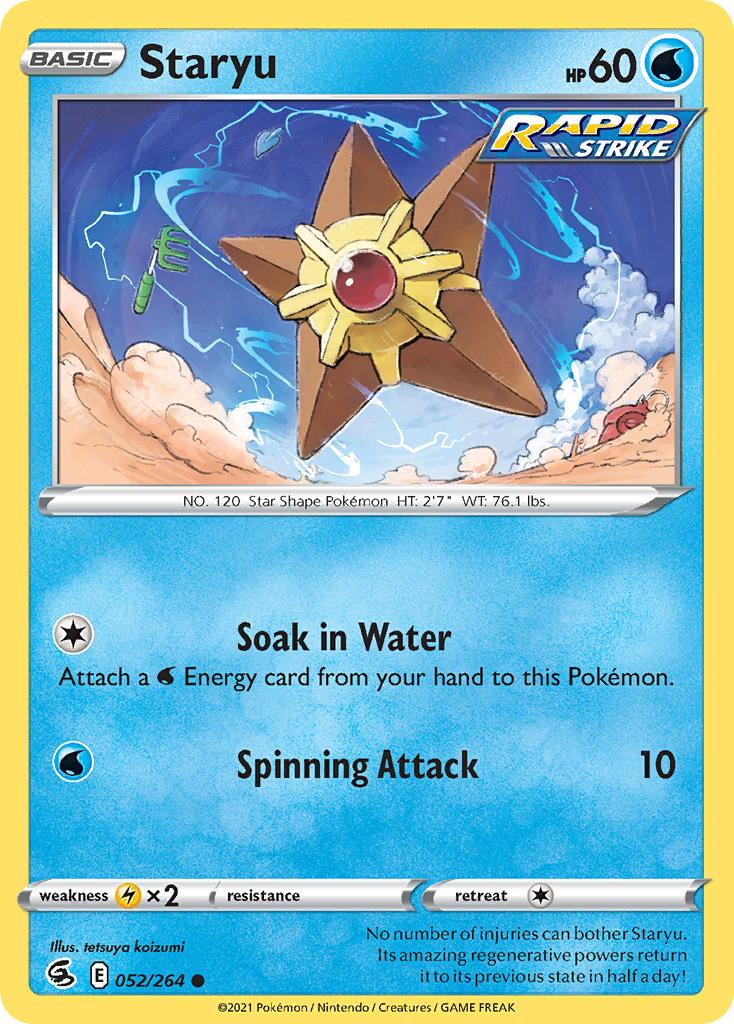 Staryu — illustrated card