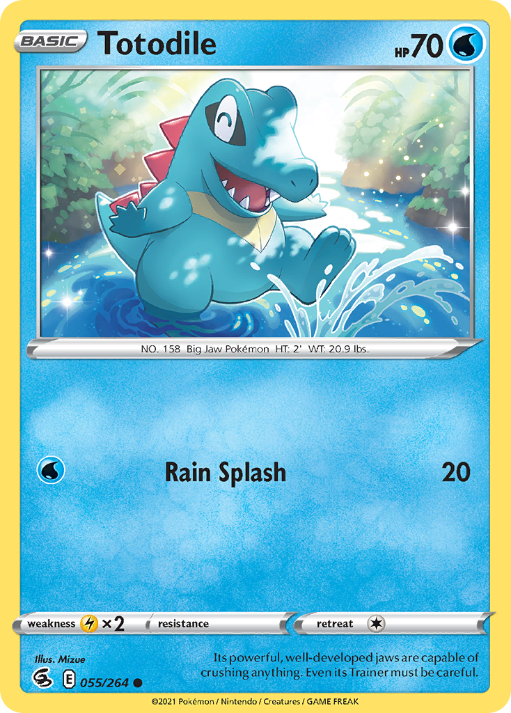 Totodile — illustrated card