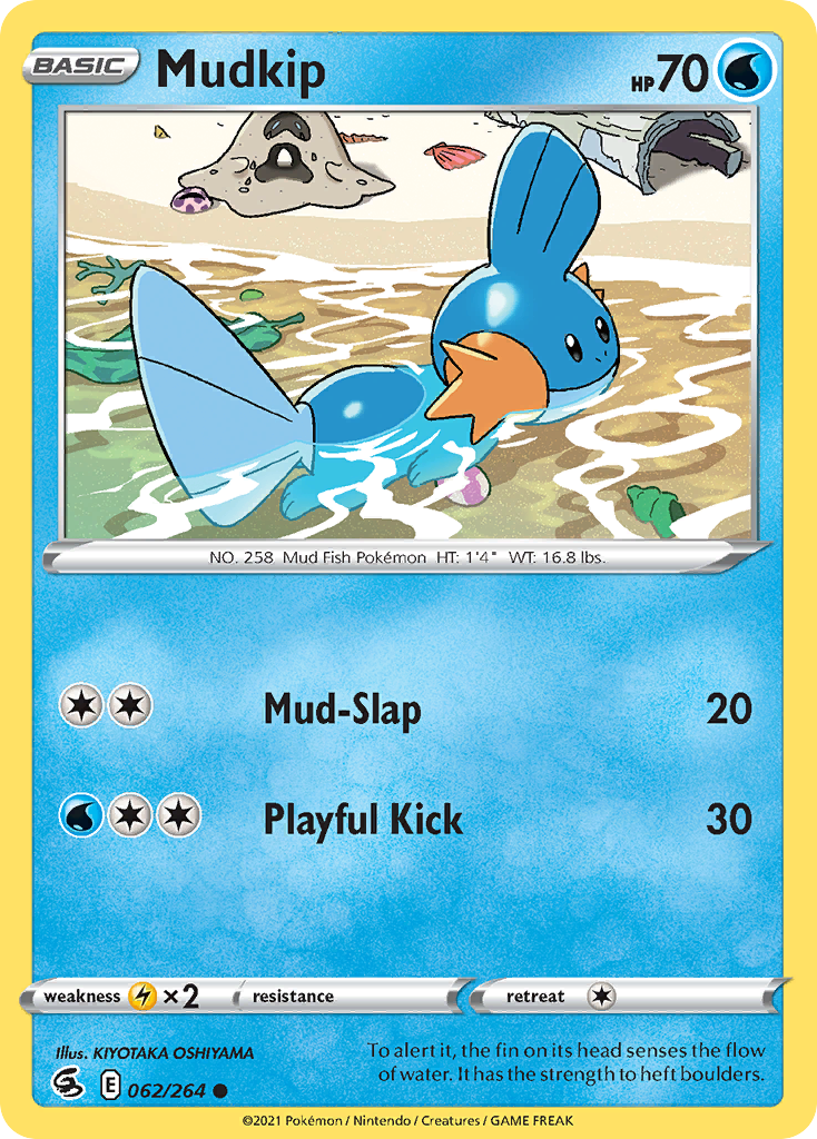 Mudkip — illustrated card