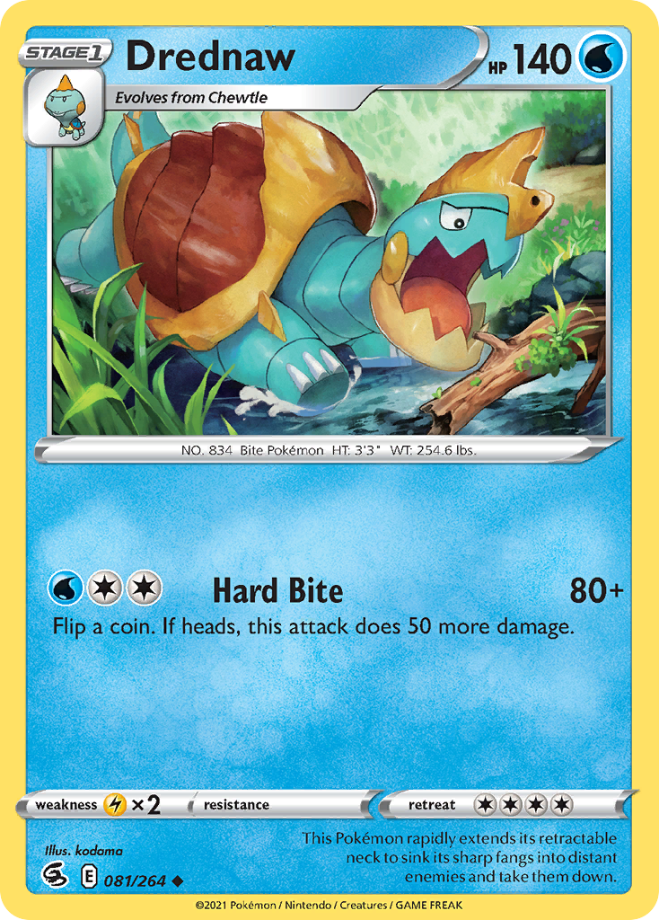 Drednaw — illustrated card