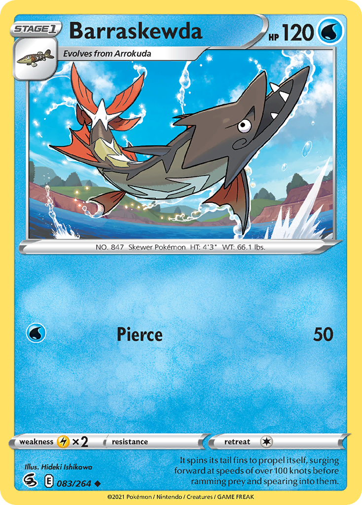 Barraskewda — illustrated card