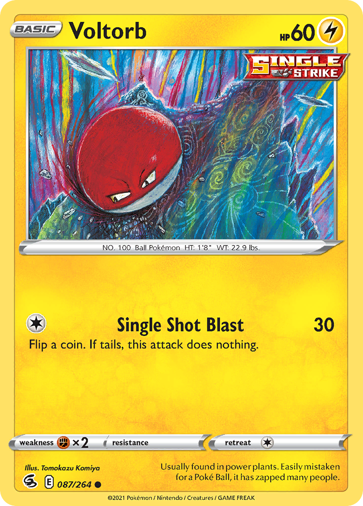 Voltorb — illustrated card