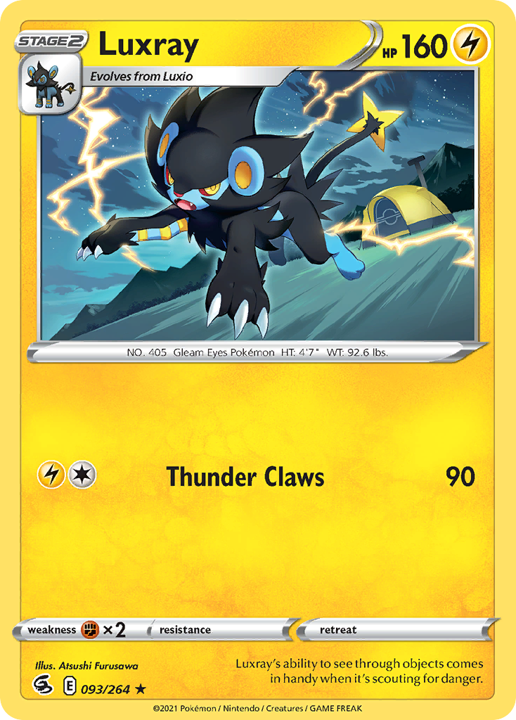 Luxray — illustrated card