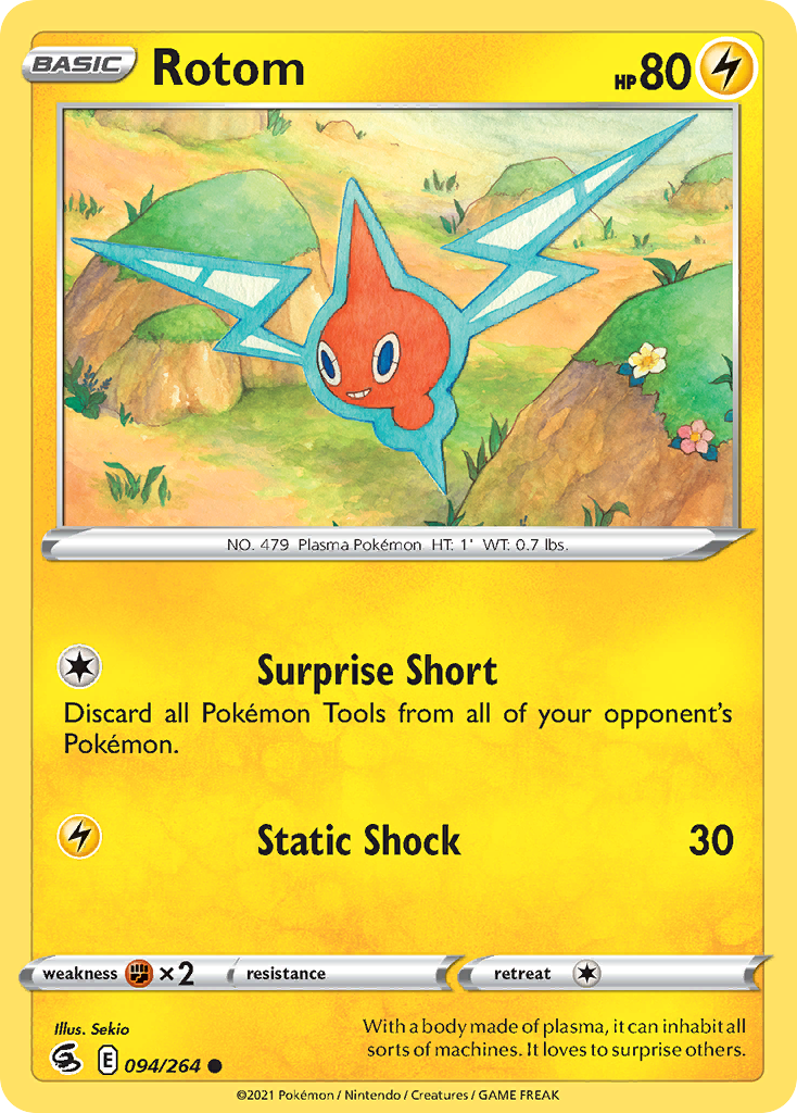 Rotom — illustrated card