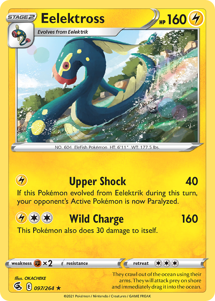 Eelektross — illustrated card