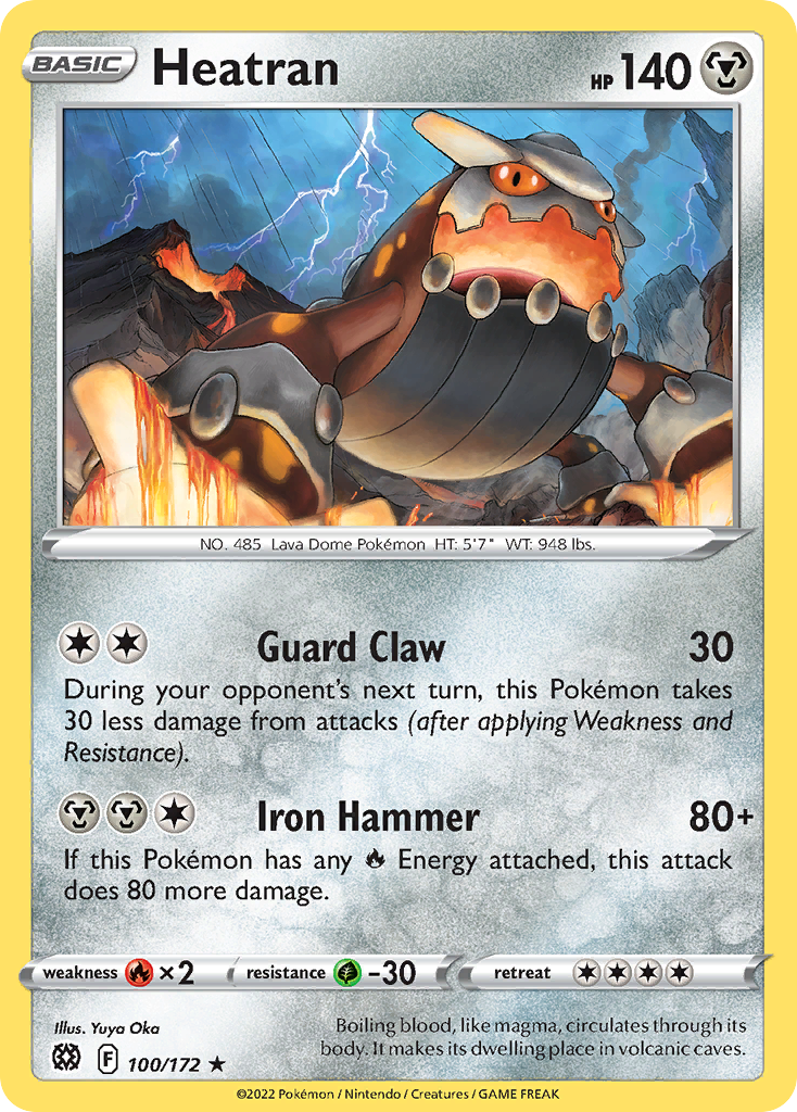 Heatran — illustrated card