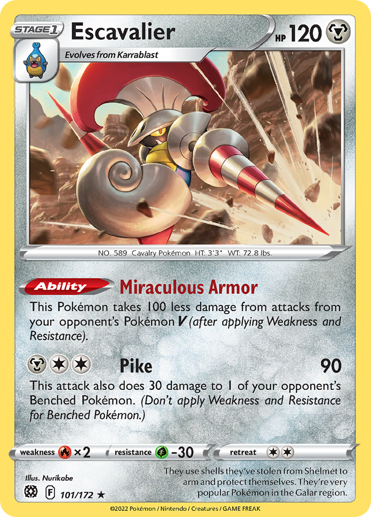 Escavalier — illustrated card