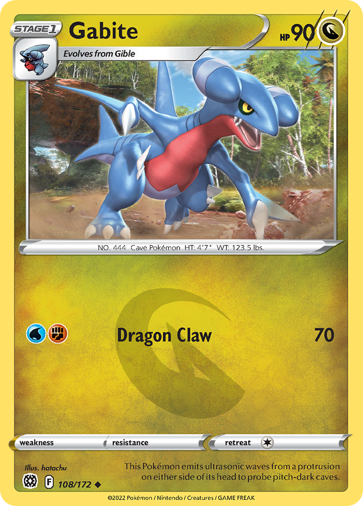 Gabite — illustrated card
