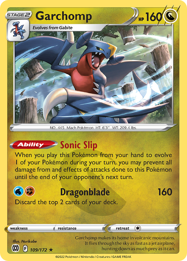 Garchomp — illustrated card