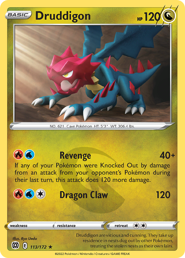 Druddigon — illustrated card